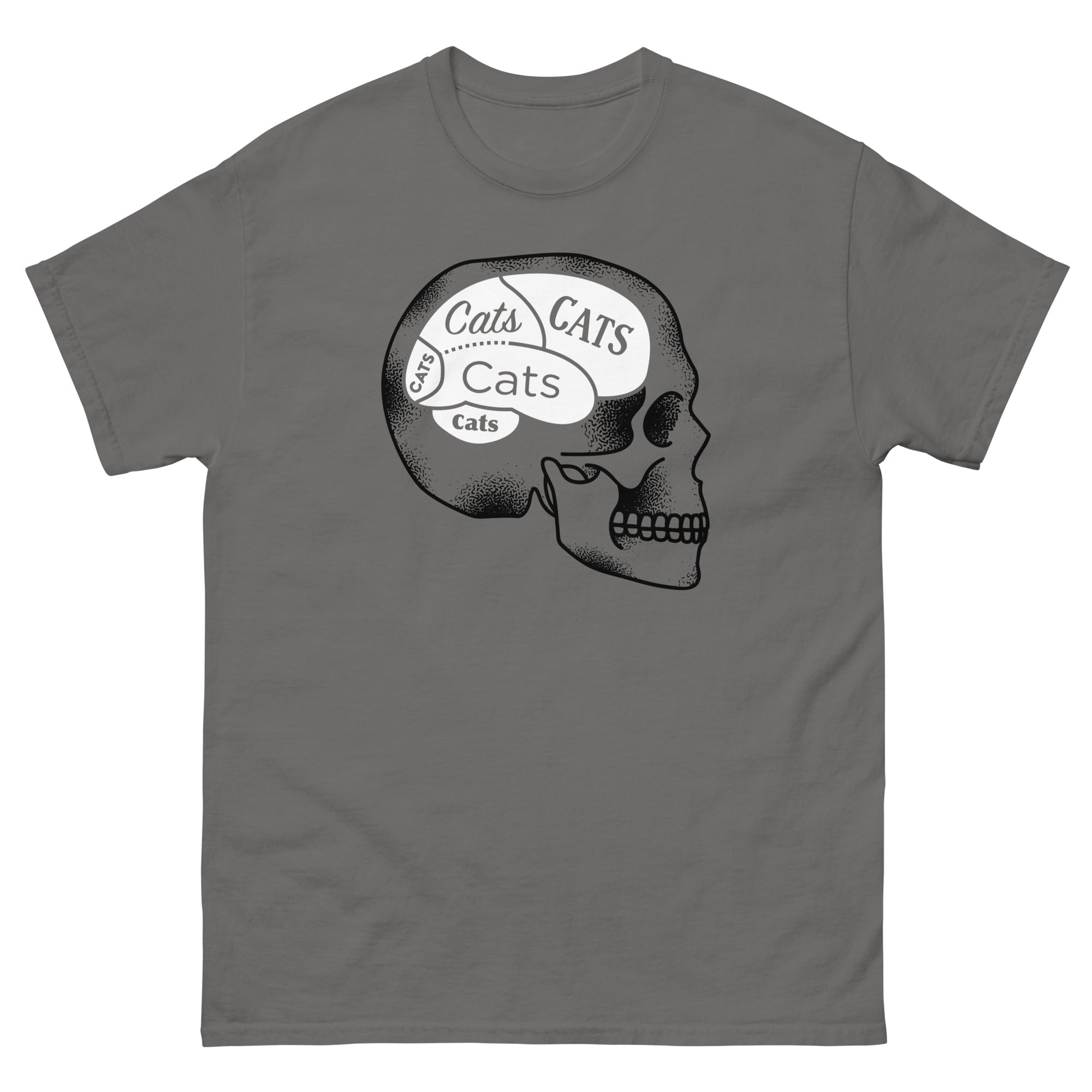 Cats On The Brain Men's Classic Tee Hoodie, Sweatshirt | CoreVibeTees.com (Image 2)