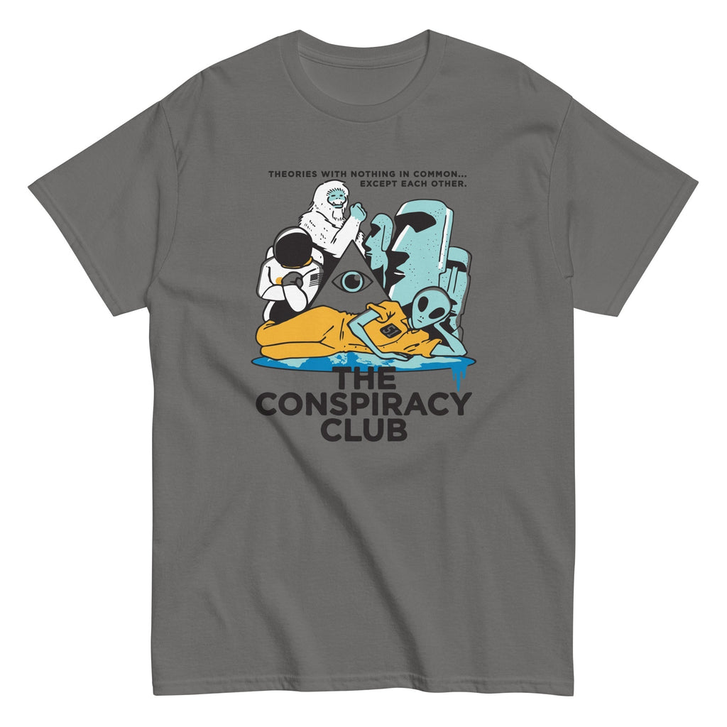 The Conspiracy Club Men's Classic Tee Hoodie, Sweatshirt | CoreVibeTees.com (Image 2)