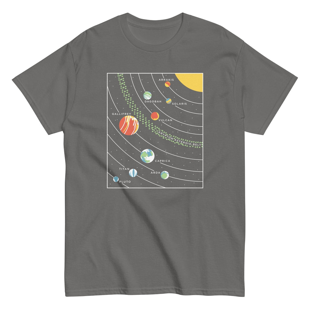 9 Planets Men's Classic Tee Hoodie, Sweatshirt | CoreVibeTees.com (Image 5)