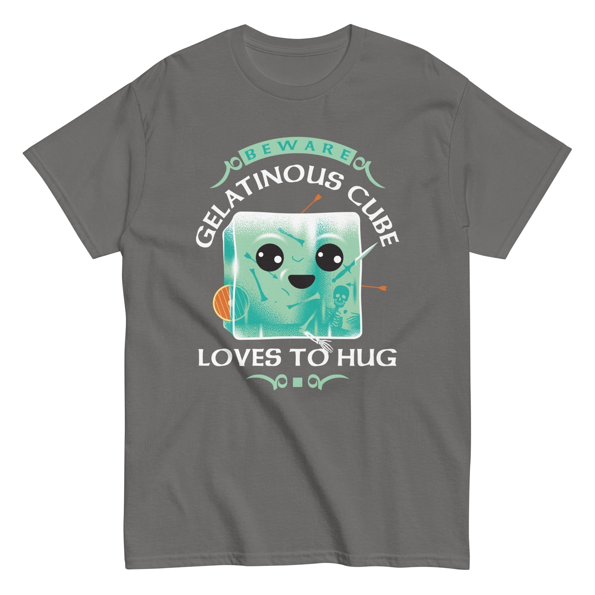 Gelatinous Cube Loves To Hug Men's Classic Tee Hoodie, Sweatshirt | CoreVibeTees.com (Image 4)