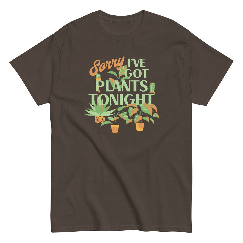 Sorry I've Got Plants Tonight Men's Classic Tee Hoodie, Sweatshirt | CoreVibeTees.com (Image 4)