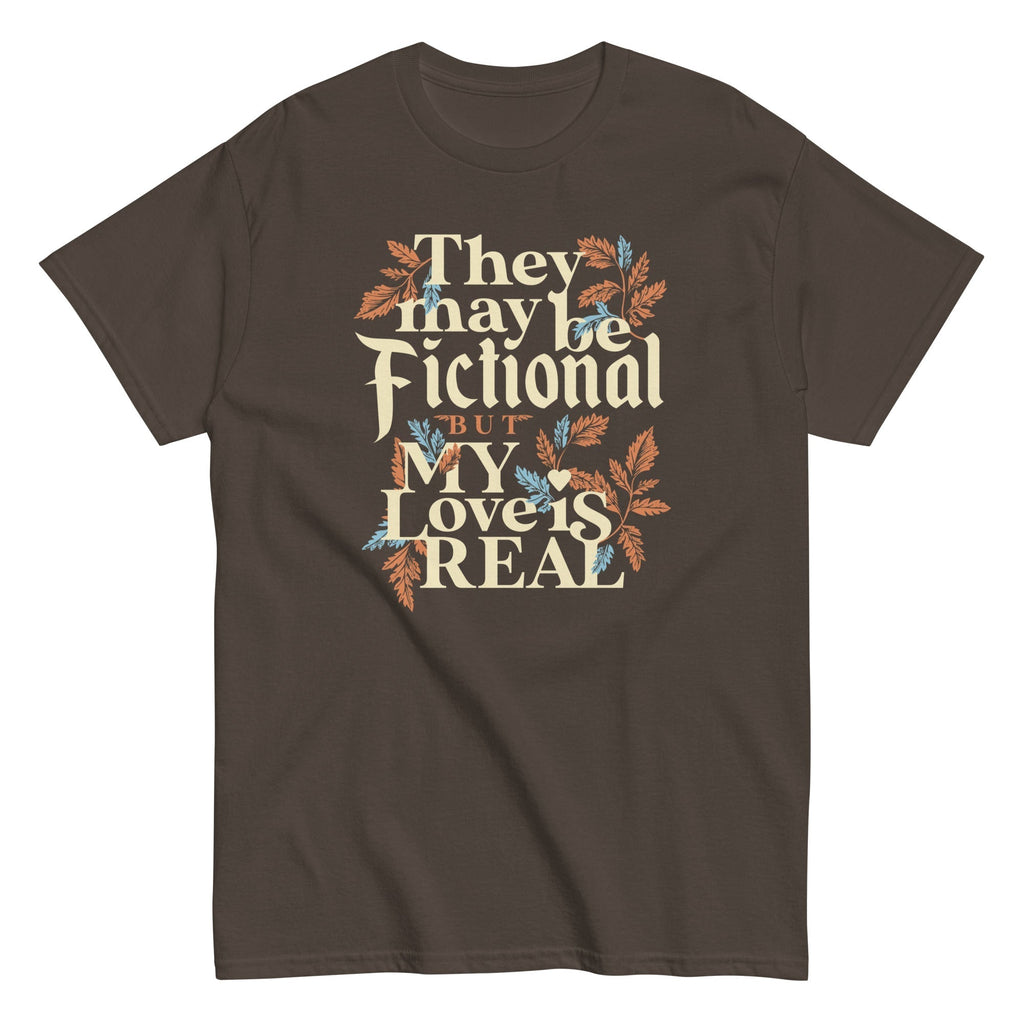They May Be Fictional But My Love Is Real Men's Classic Tee Hoodie, Sweatshirt | CoreVibeTees.com (Image 3)