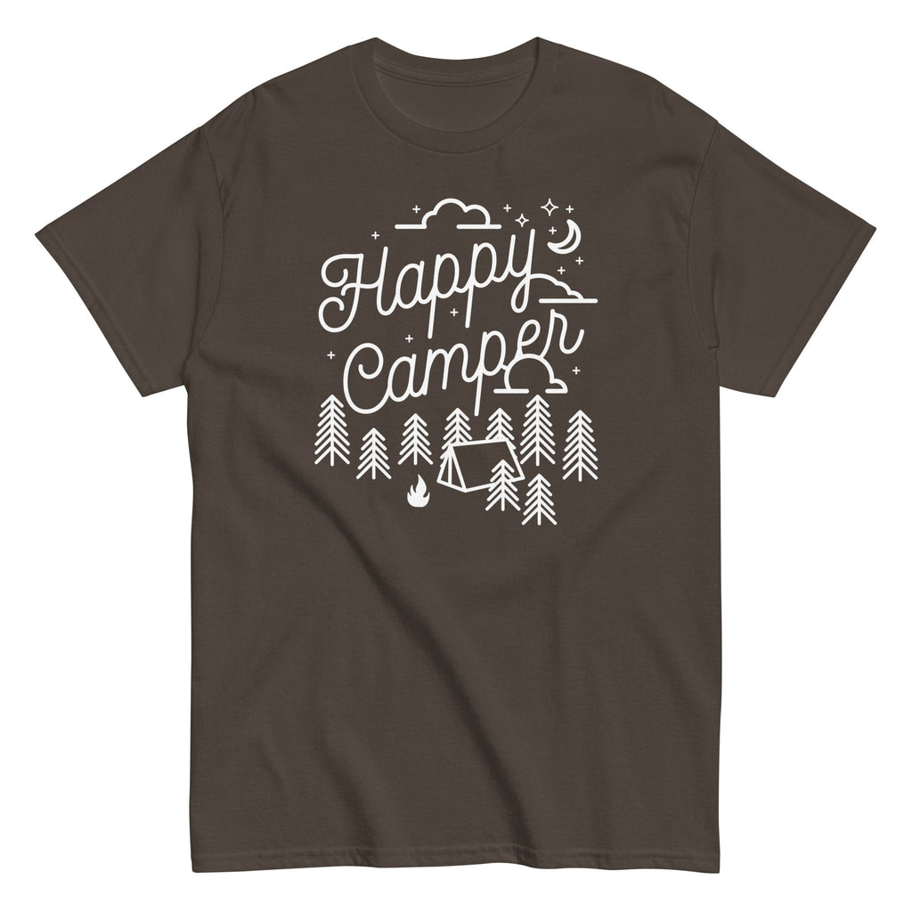 Happy Camper Men's Classic Tee Hoodie, Sweatshirt | CoreVibeTees.com (Image 3)