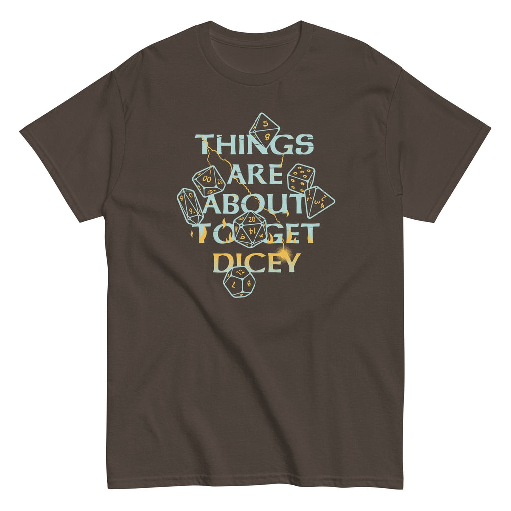 Things Are About To Get Dicey Men's Classic Tee Hoodie, Sweatshirt | CoreVibeTees.com (Image 3)
