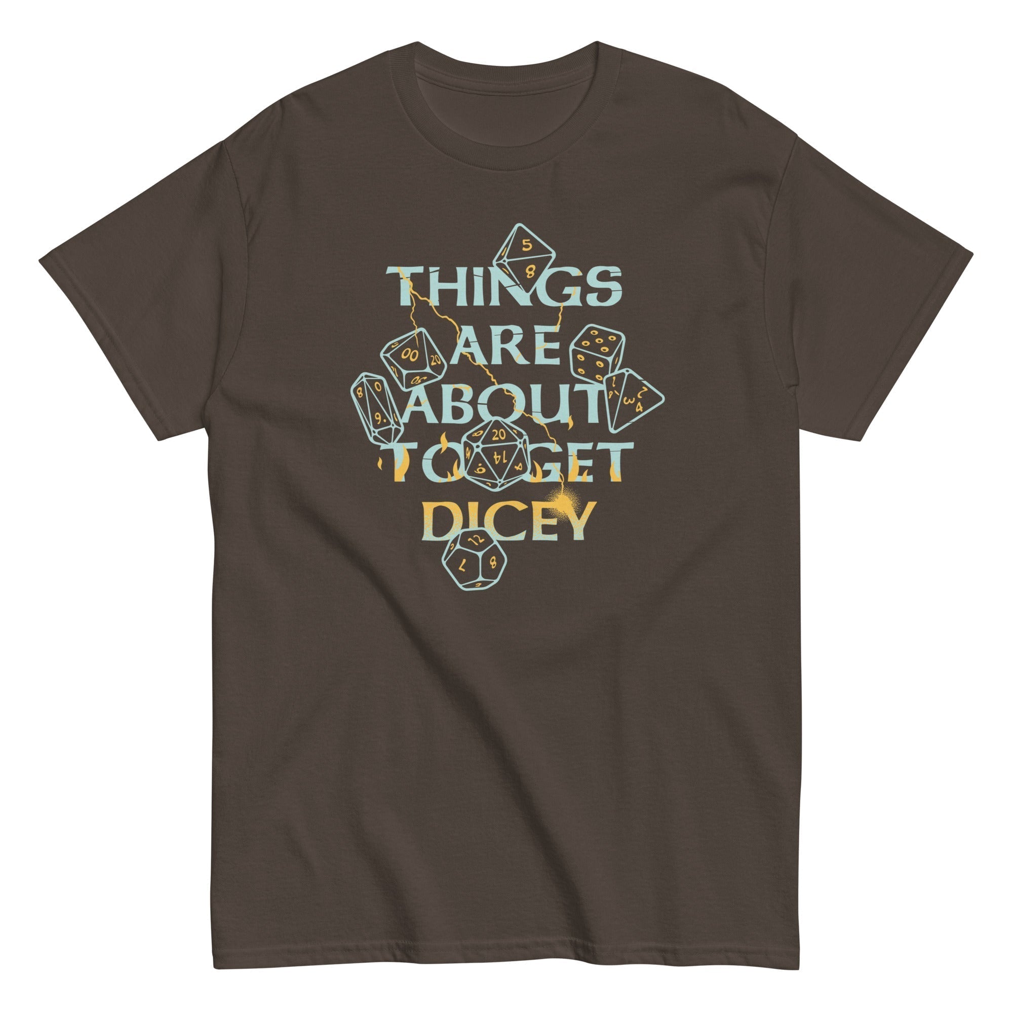 Things Are About To Get Dicey Men's Classic Tee Hoodie, Sweatshirt | CoreVibeTees.com (Image 3)