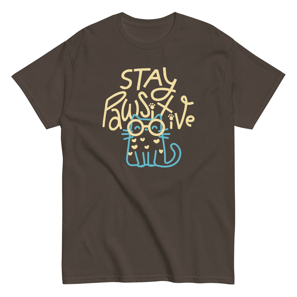 Stay Pawsitive Men's Classic Tee Hoodie, Sweatshirt | CoreVibeTees.com (Image 4)