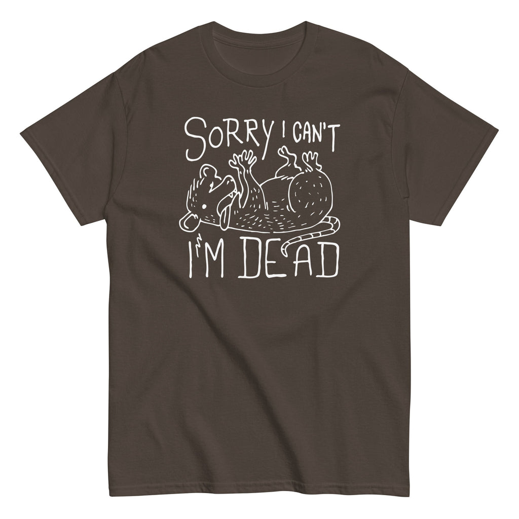 Sorry I Can't I'm Dead Men's Classic Tee Hoodie, Sweatshirt | CoreVibeTees.com (Image 5)