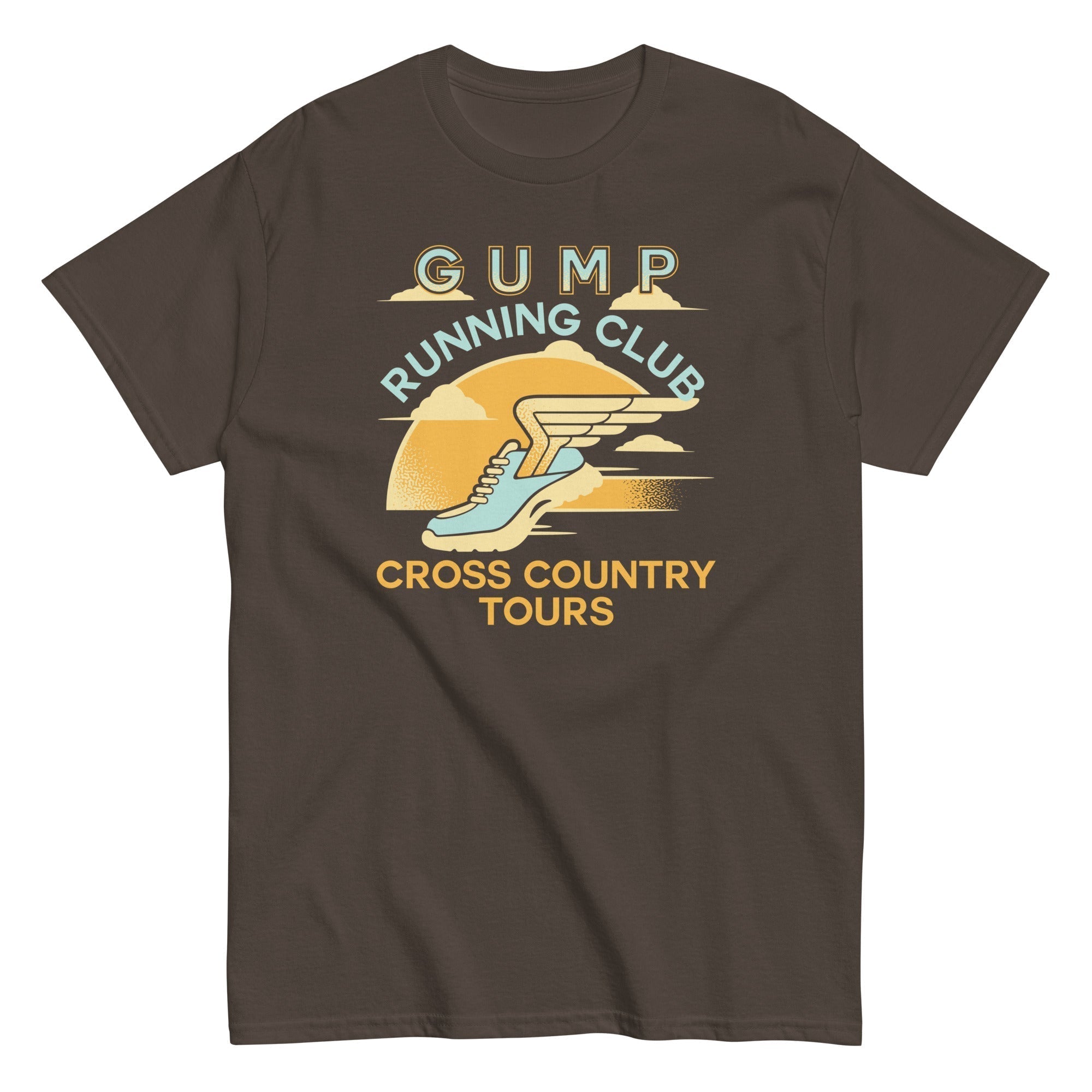 Gump Running Club Men's Classic Tee Hoodie, Sweatshirt | CoreVibeTees.com (Image 4)