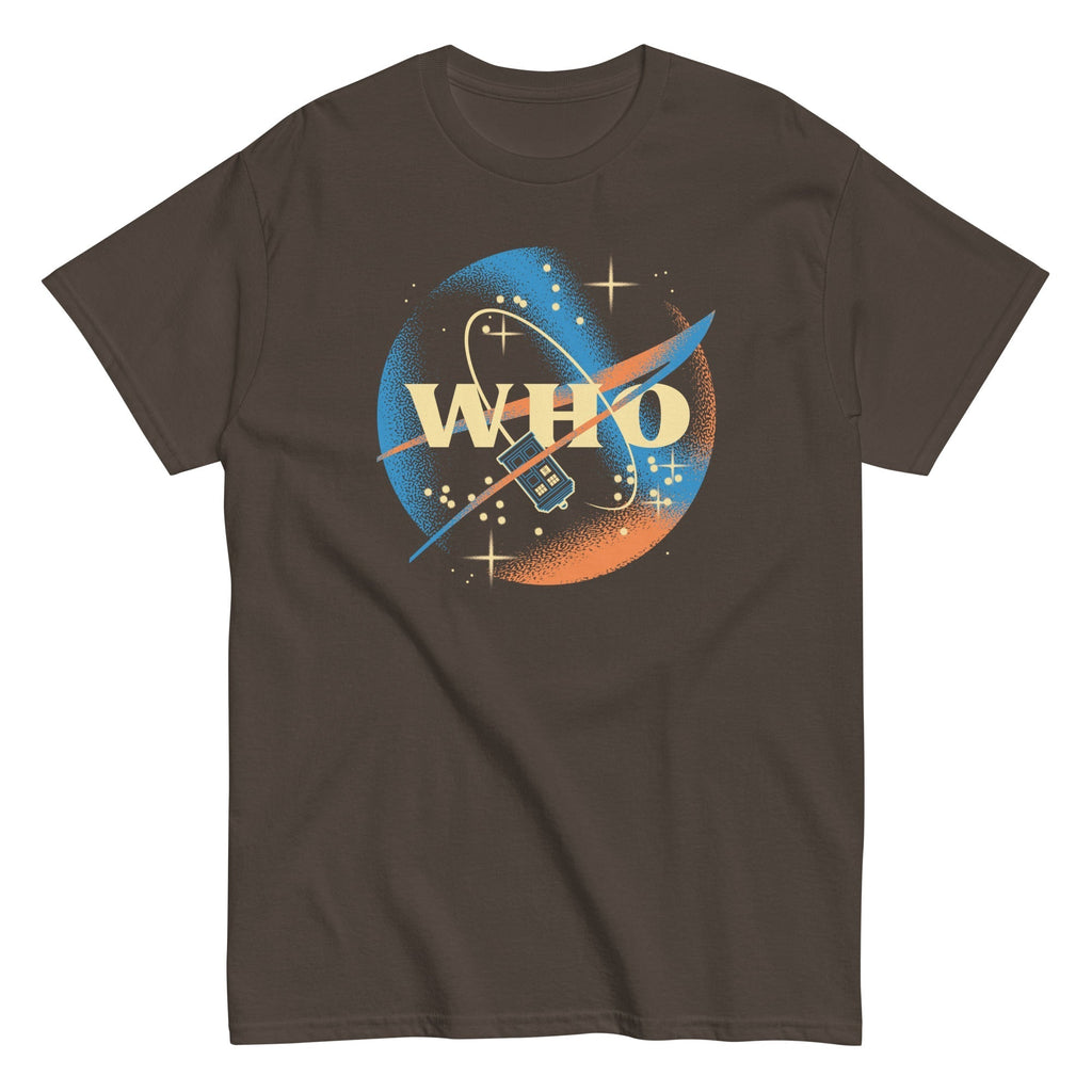 Who Space Administration Men's Classic Tee Hoodie, Sweatshirt | CoreVibeTees.com (Image 3)