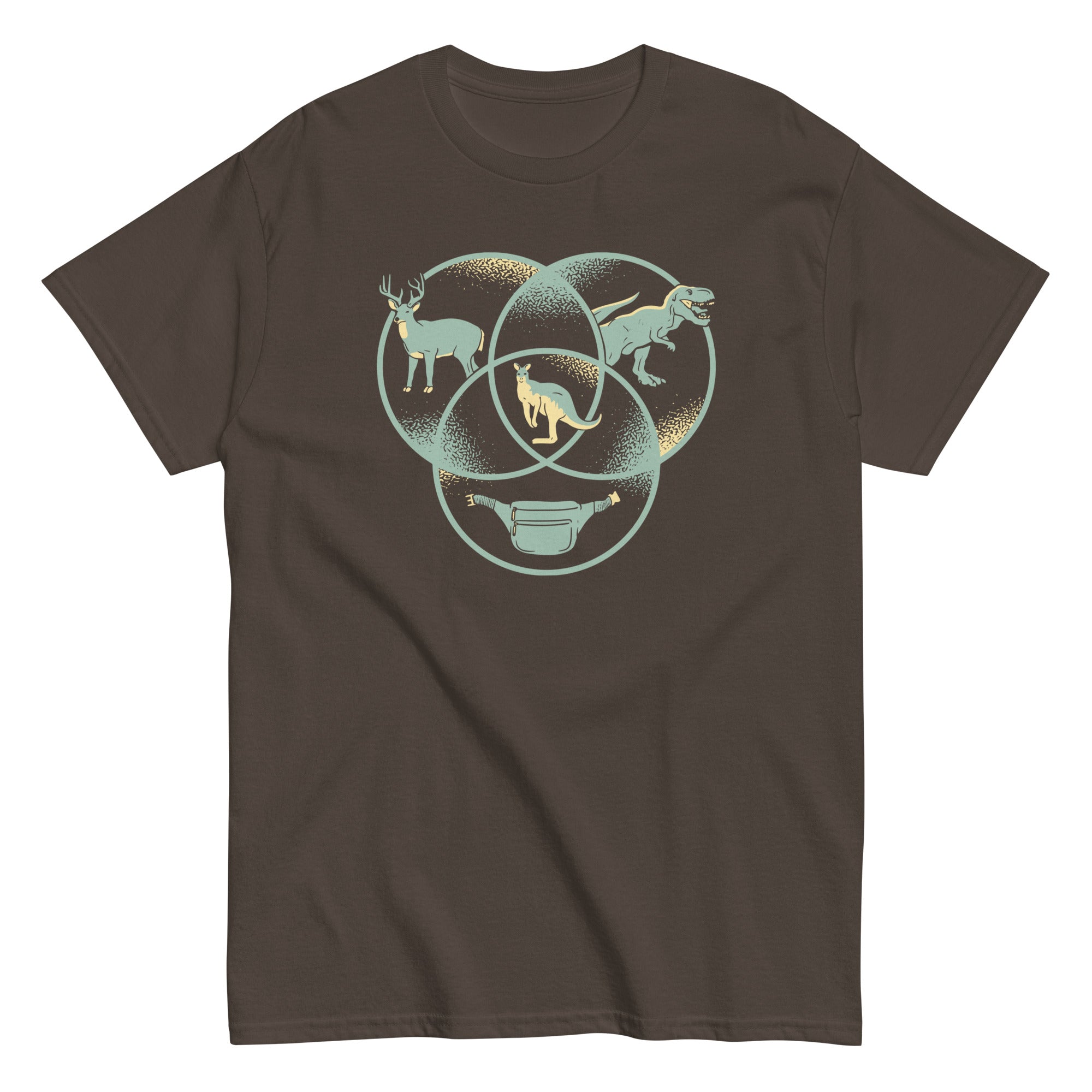 Kangaroo Venn Diagram Men's Classic Tee Hoodie, Sweatshirt | CoreVibeTees.com (Image 3)