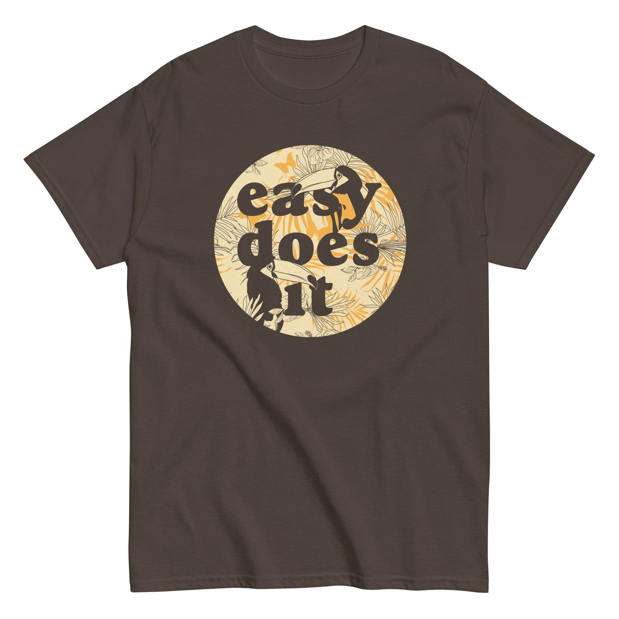 Easy Does It Men's Classic Tee Hoodie, Sweatshirt | CoreVibeTees.com (Image 3)
