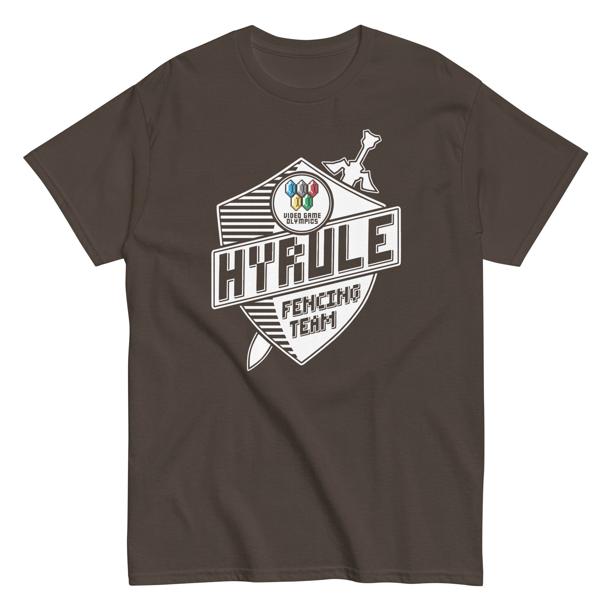Hyrule Fencing Team Men's Classic Tee Hoodie, Sweatshirt | CoreVibeTees.com (Image 4)