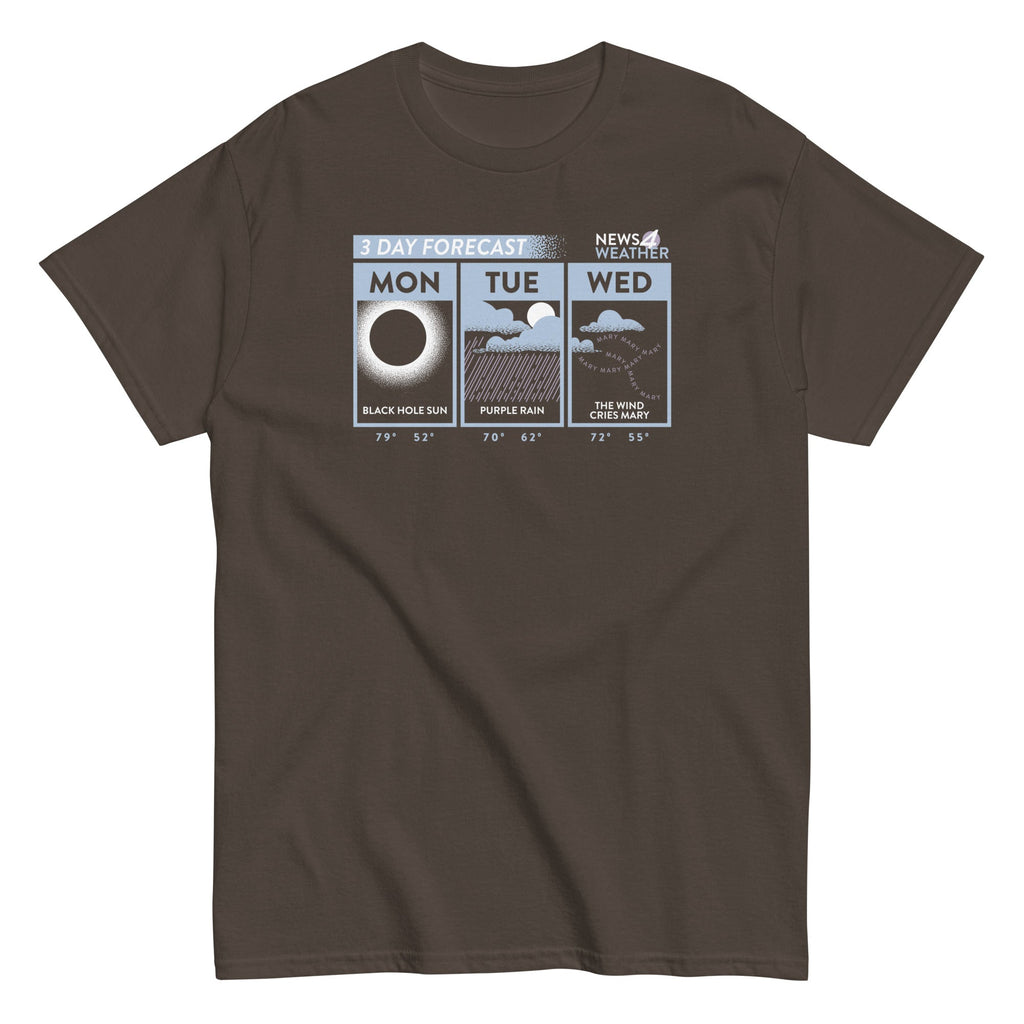 3 Day Forecast Men's Classic Tee Hoodie, Sweatshirt | CoreVibeTees.com (Image 3)
