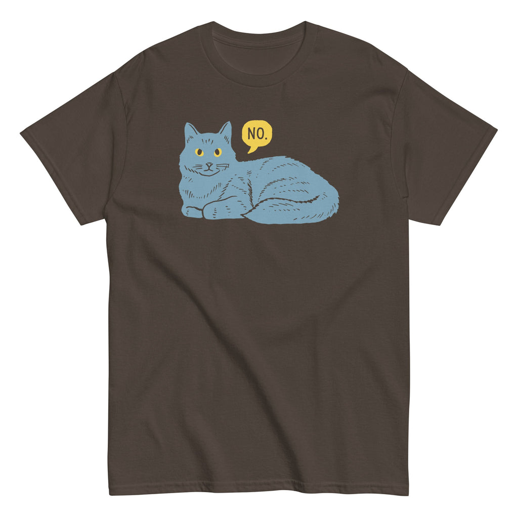 No Cat Men's Classic Tee Hoodie, Sweatshirt | CoreVibeTees.com (Image 4)