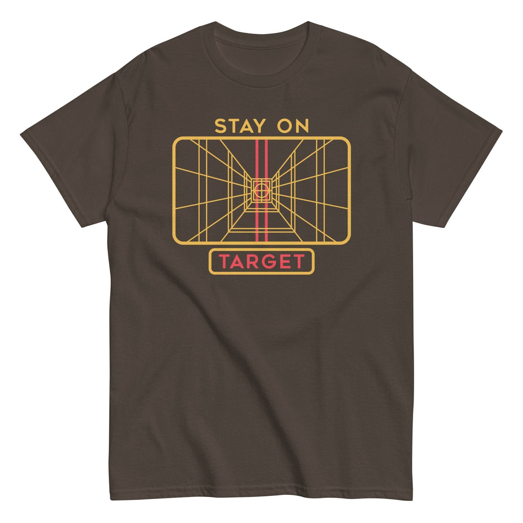 Stay On Target Men's Classic Tee Hoodie, Sweatshirt | CoreVibeTees.com (Image 3)