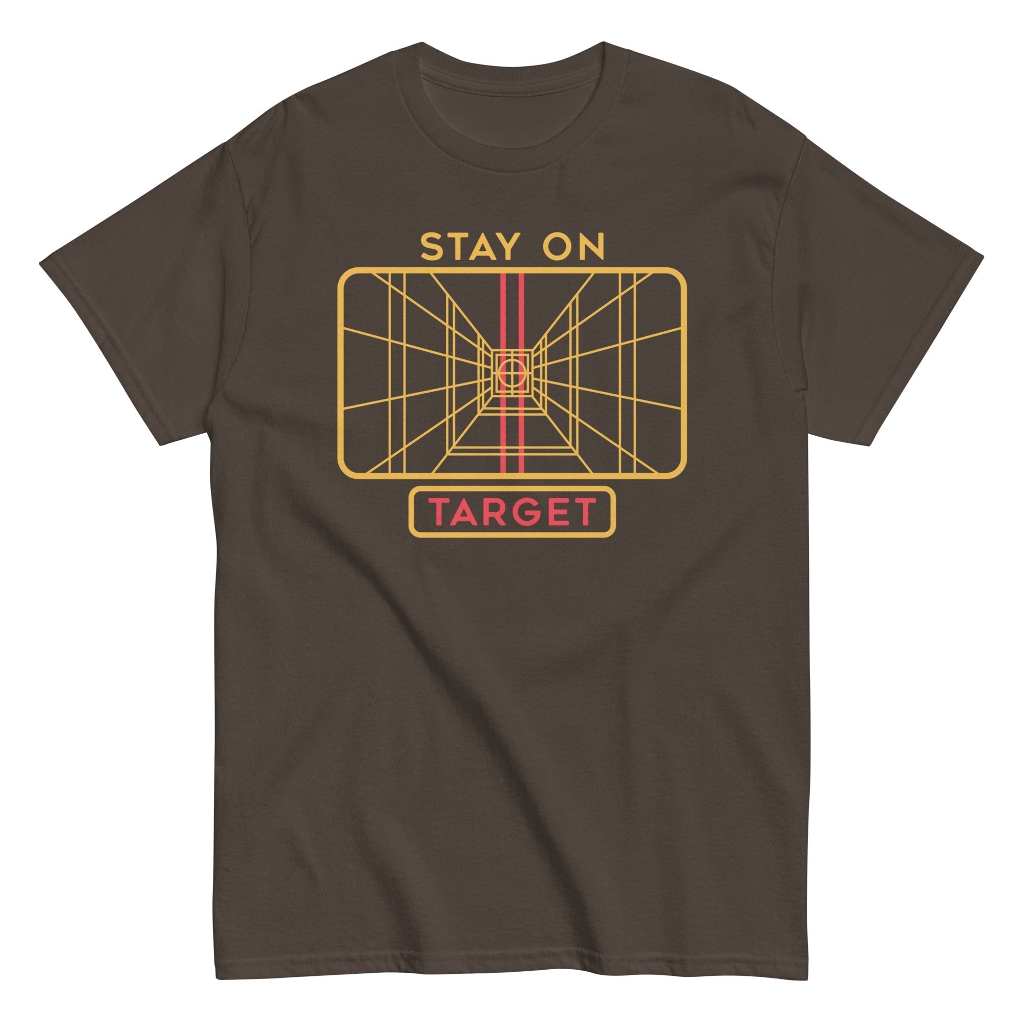 Stay On Target Men's Classic Tee Hoodie, Sweatshirt | CoreVibeTees.com (Image 3)