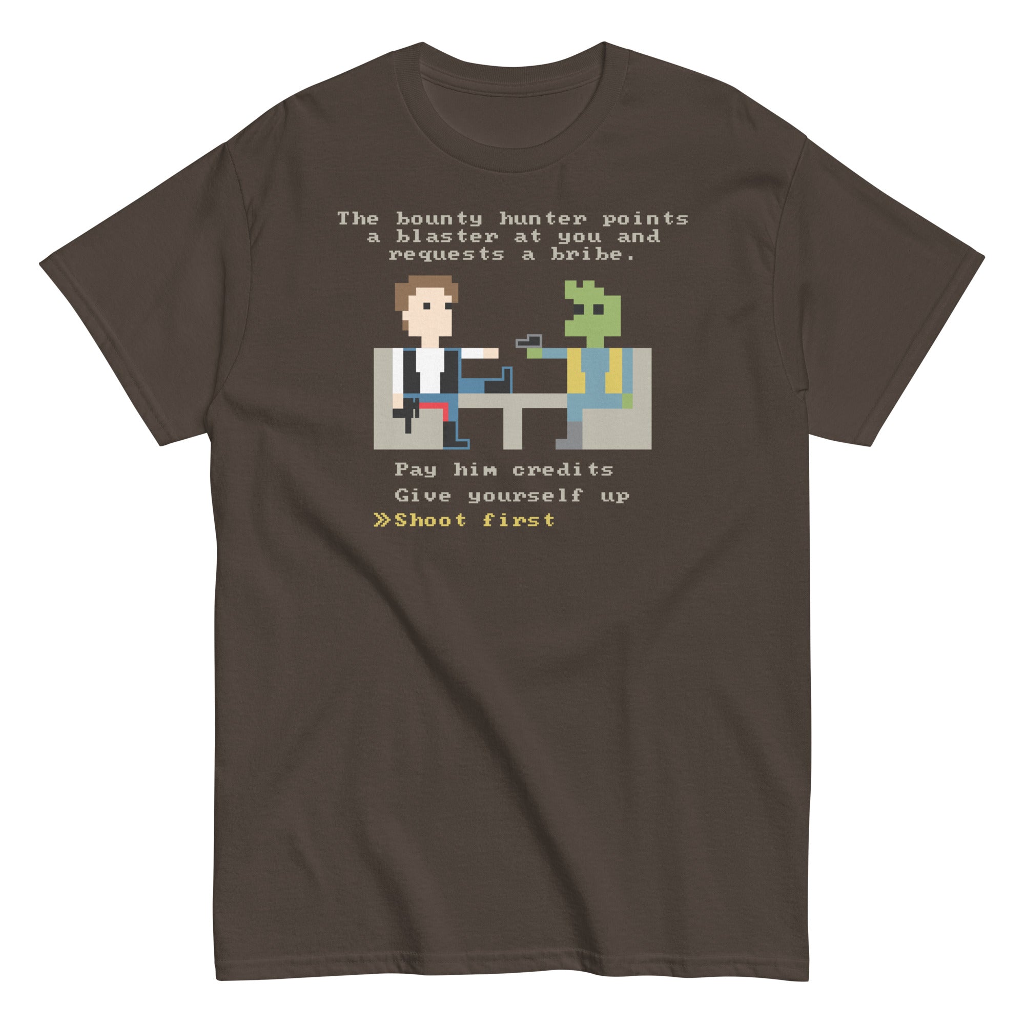 The Bounty Hunter Men's Classic Tee Hoodie, Sweatshirt | CoreVibeTees.com (Image 3)