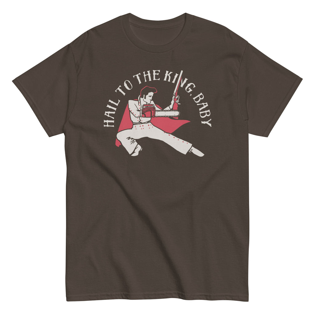 Hail To The King, Baby Men's Classic Tee Hoodie, Sweatshirt | CoreVibeTees.com (Image 3)