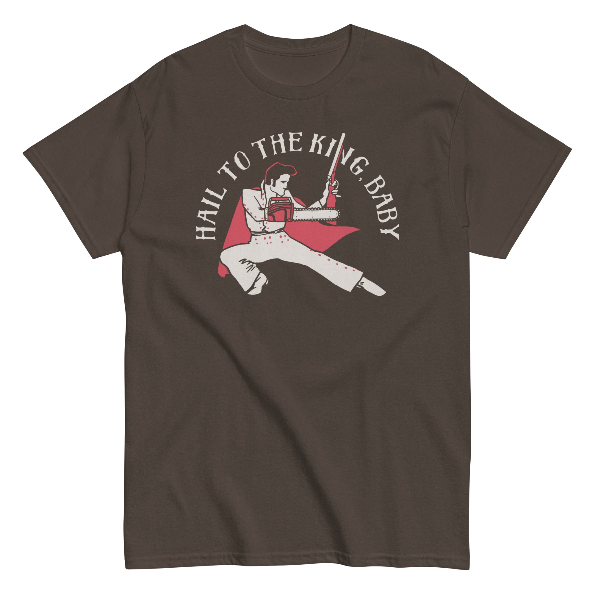 Hail To The King, Baby Men's Classic Tee Hoodie, Sweatshirt | CoreVibeTees.com (Image 3)