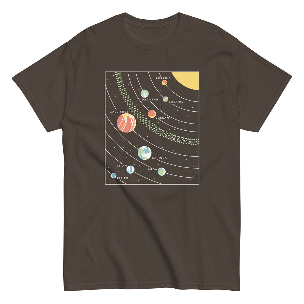 9 Planets Men's Classic Tee Hoodie, Sweatshirt | CoreVibeTees.com (Image 4)