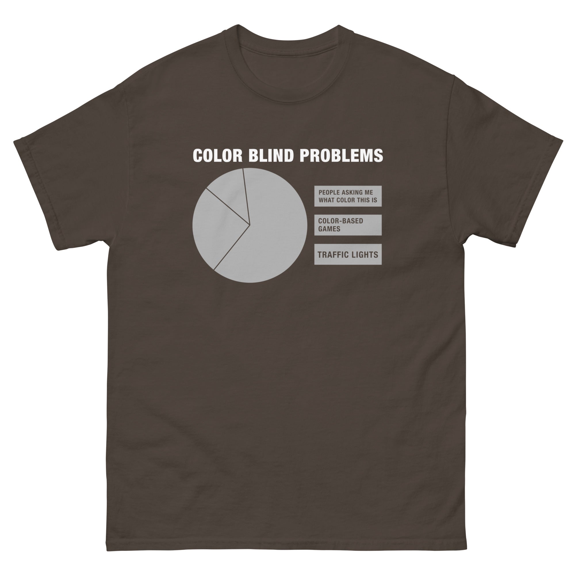 Color Blind Problems Men's Classic Tee Hoodie, Sweatshirt | CoreVibeTees.com (Image 4)
