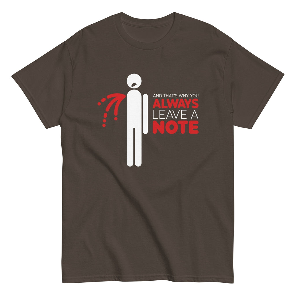 Always Leave A Note Men's Classic Tee Hoodie, Sweatshirt | CoreVibeTees.com (Image 5)