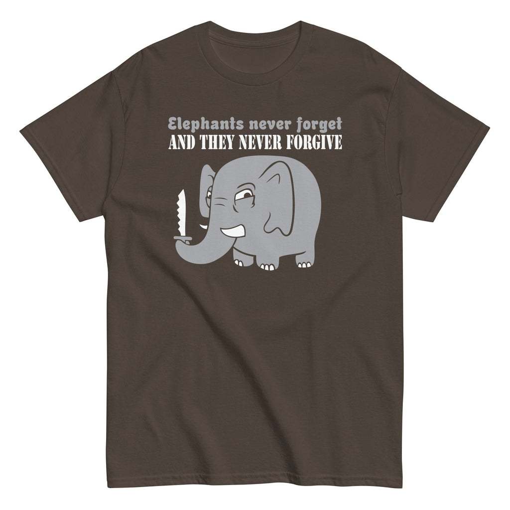 Elephants Never Forgive Men's Classic Tee Hoodie, Sweatshirt | CoreVibeTees.com (Image 4)