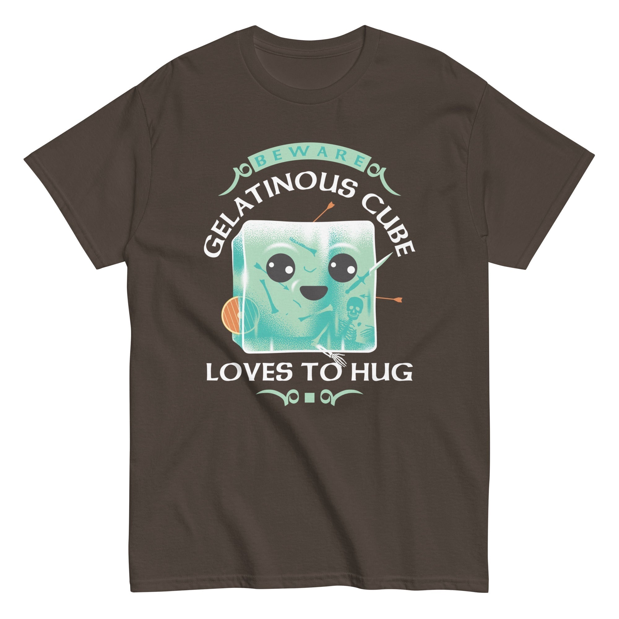 Gelatinous Cube Loves To Hug Men's Classic Tee Hoodie, Sweatshirt | CoreVibeTees.com (Image 3)