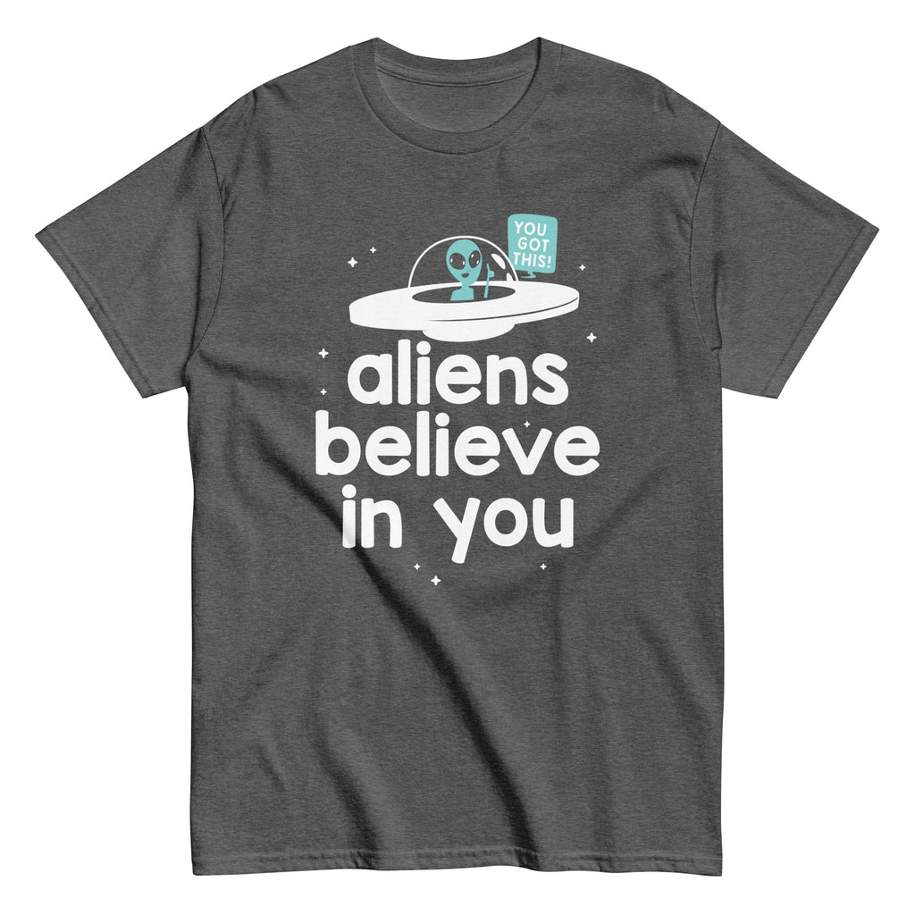 Aliens Believe In You Men's Classic Tee Hoodie, Sweatshirt | CoreVibeTees.com (Image 2)