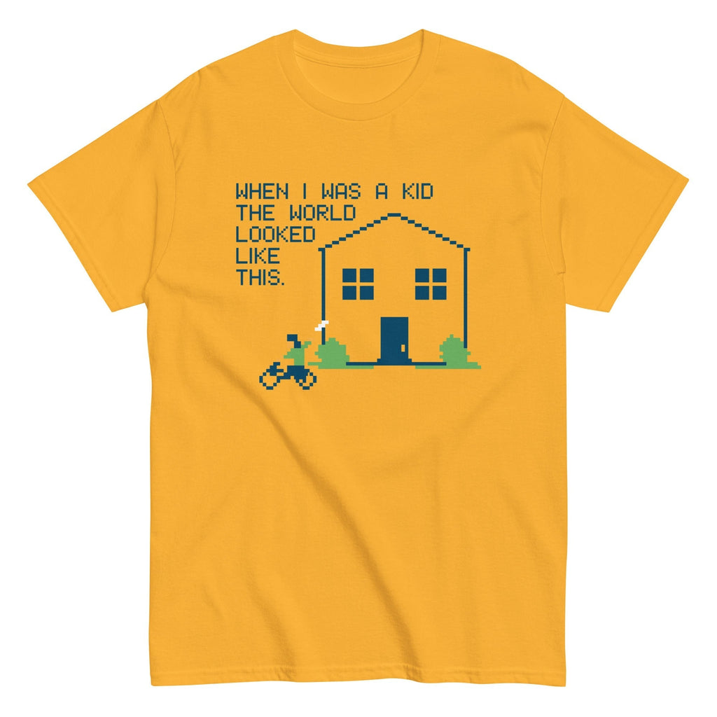 When I Was A Kid The World Men's Classic Tee Hoodie, Sweatshirt | CoreVibeTees.com (Image 3)
