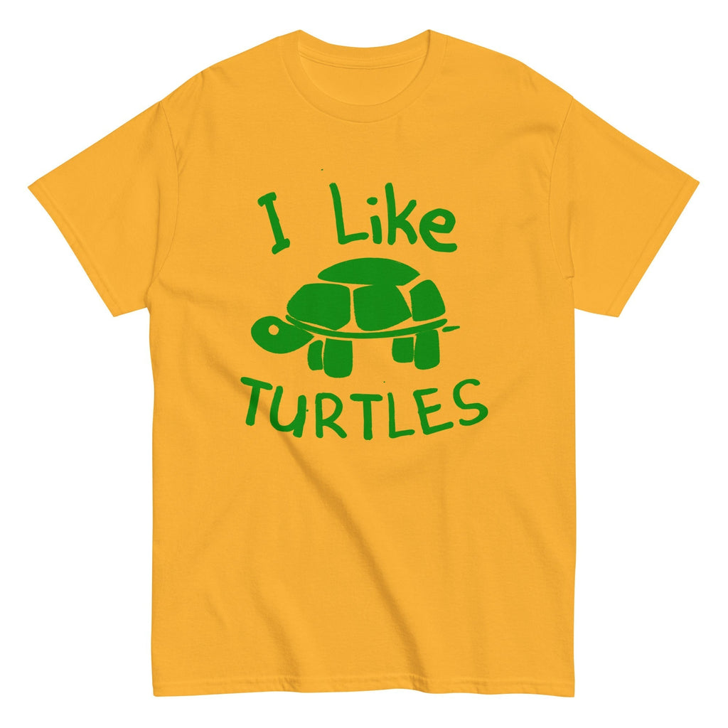 I Like Turtles Men's Classic Tee Hoodie, Sweatshirt | CoreVibeTees.com (Image 4)