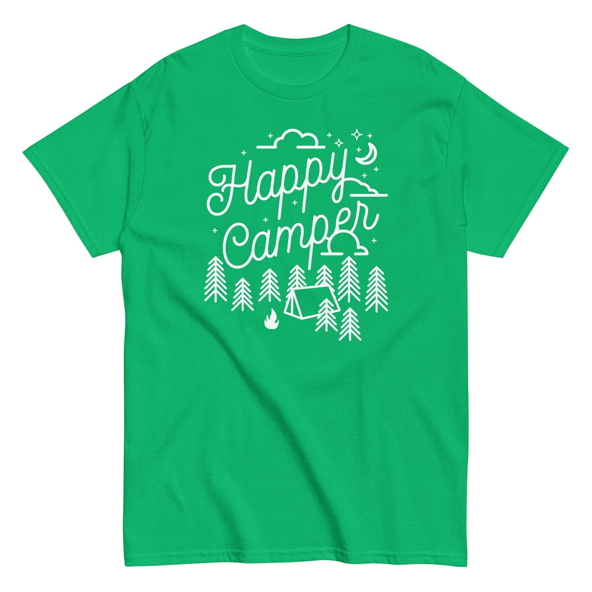 Happy Camper Men's Classic Tee Hoodie, Sweatshirt | CoreVibeTees.com (Image 1)
