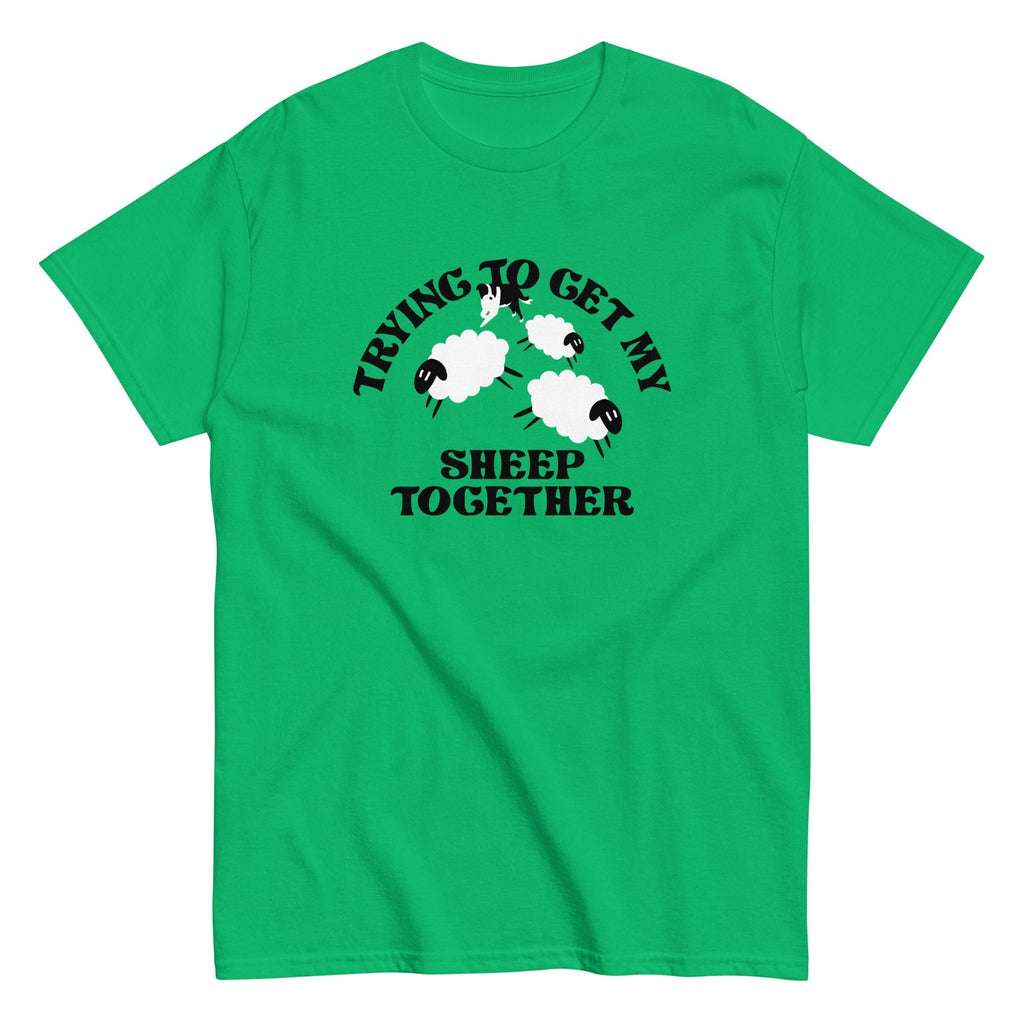 Trying To Get My Sheep Together Men's Classic Tee Hoodie, Sweatshirt | CoreVibeTees.com (Image 2)