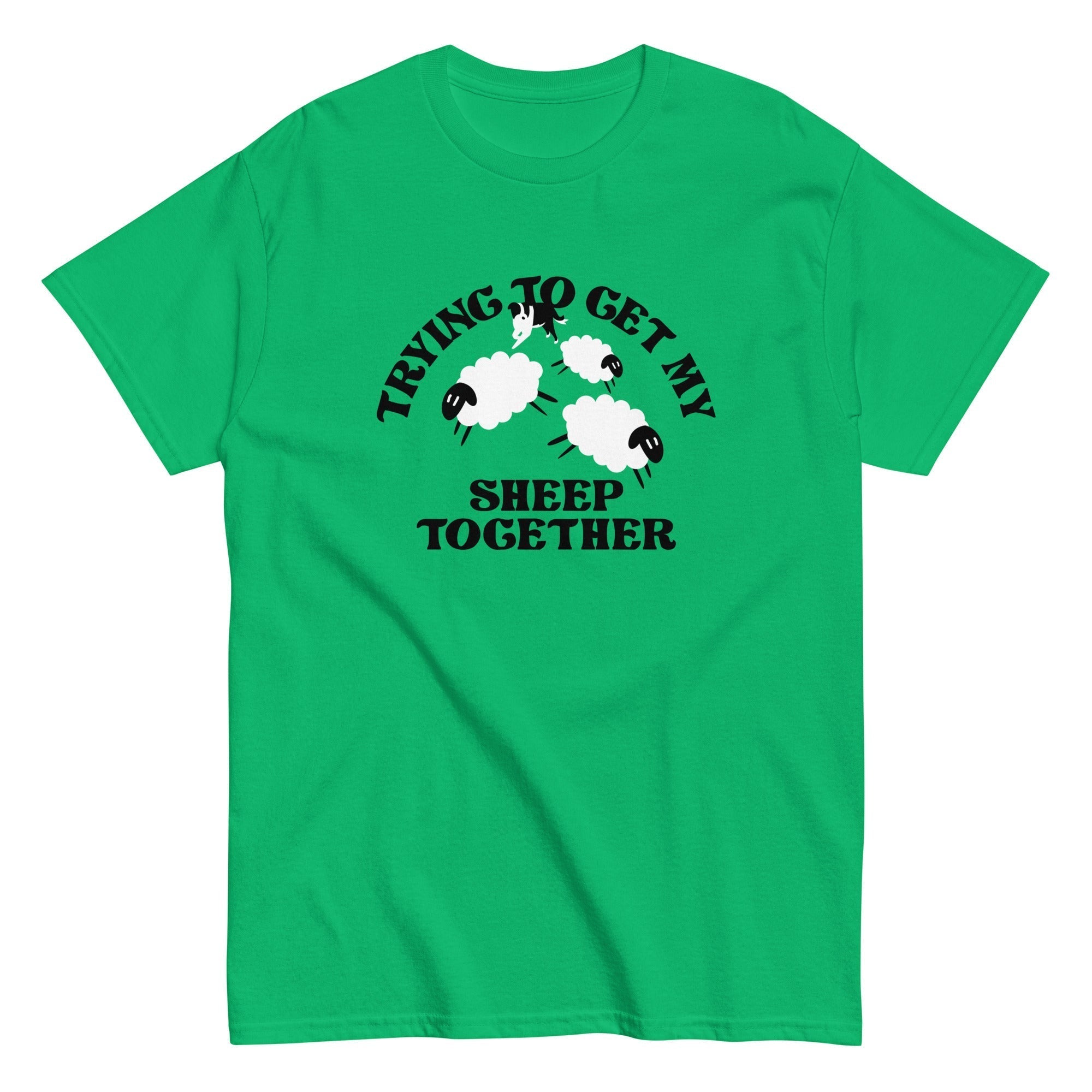 Trying To Get My Sheep Together Men's Classic Tee Hoodie, Sweatshirt | CoreVibeTees.com (Image 2)