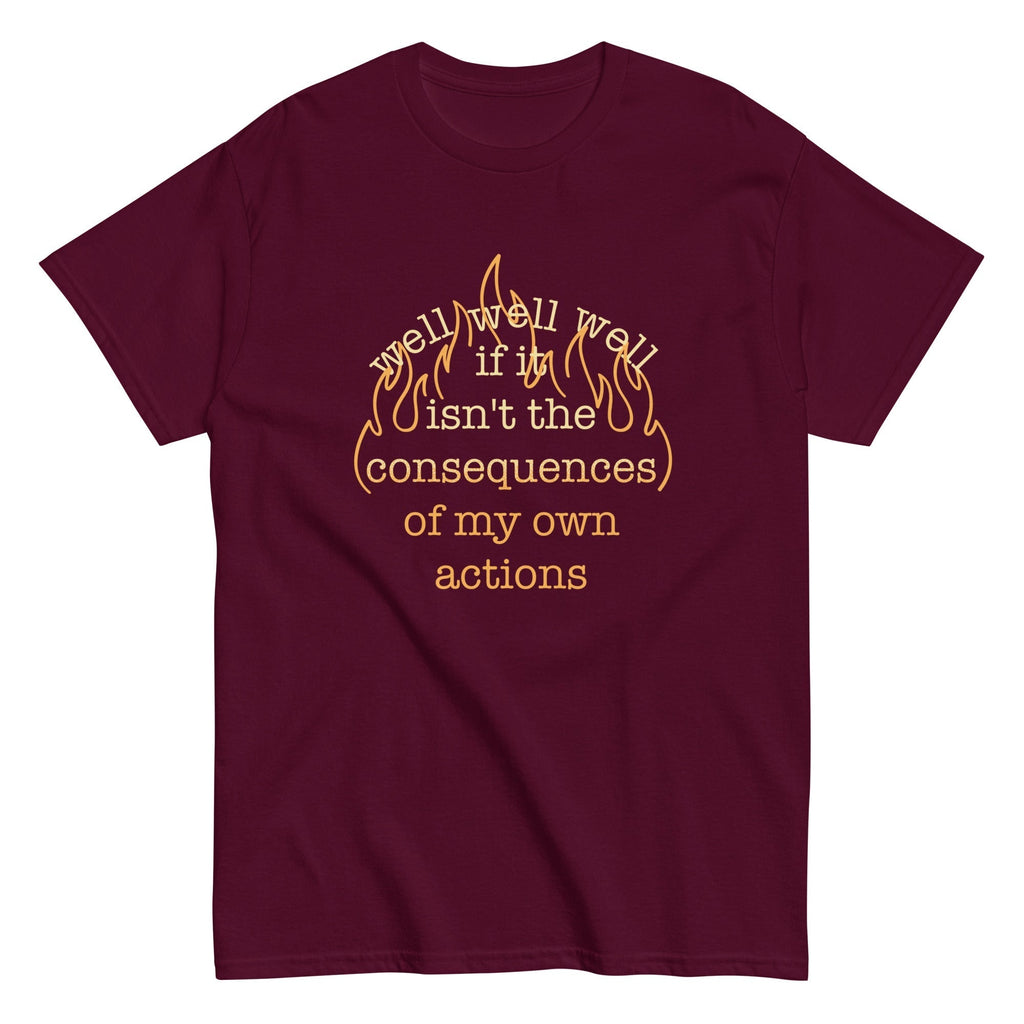 The Consequences Of My Own Actions Men's Classic Tee Hoodie, Sweatshirt | CoreVibeTees.com (Image 3)