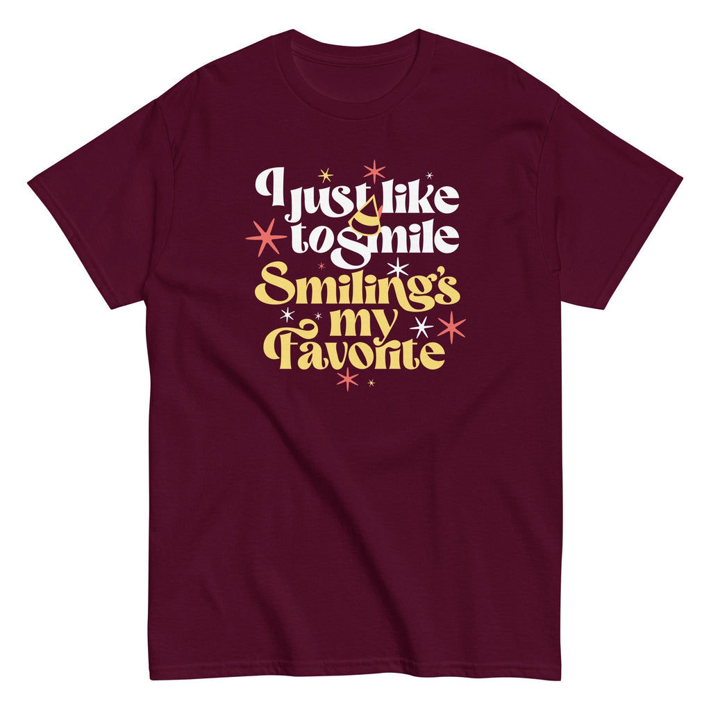 I Just Like To Smile Smiling's My Favorite Men's Classic Tee Hoodie, Sweatshirt | CoreVibeTees.com (Image 4)