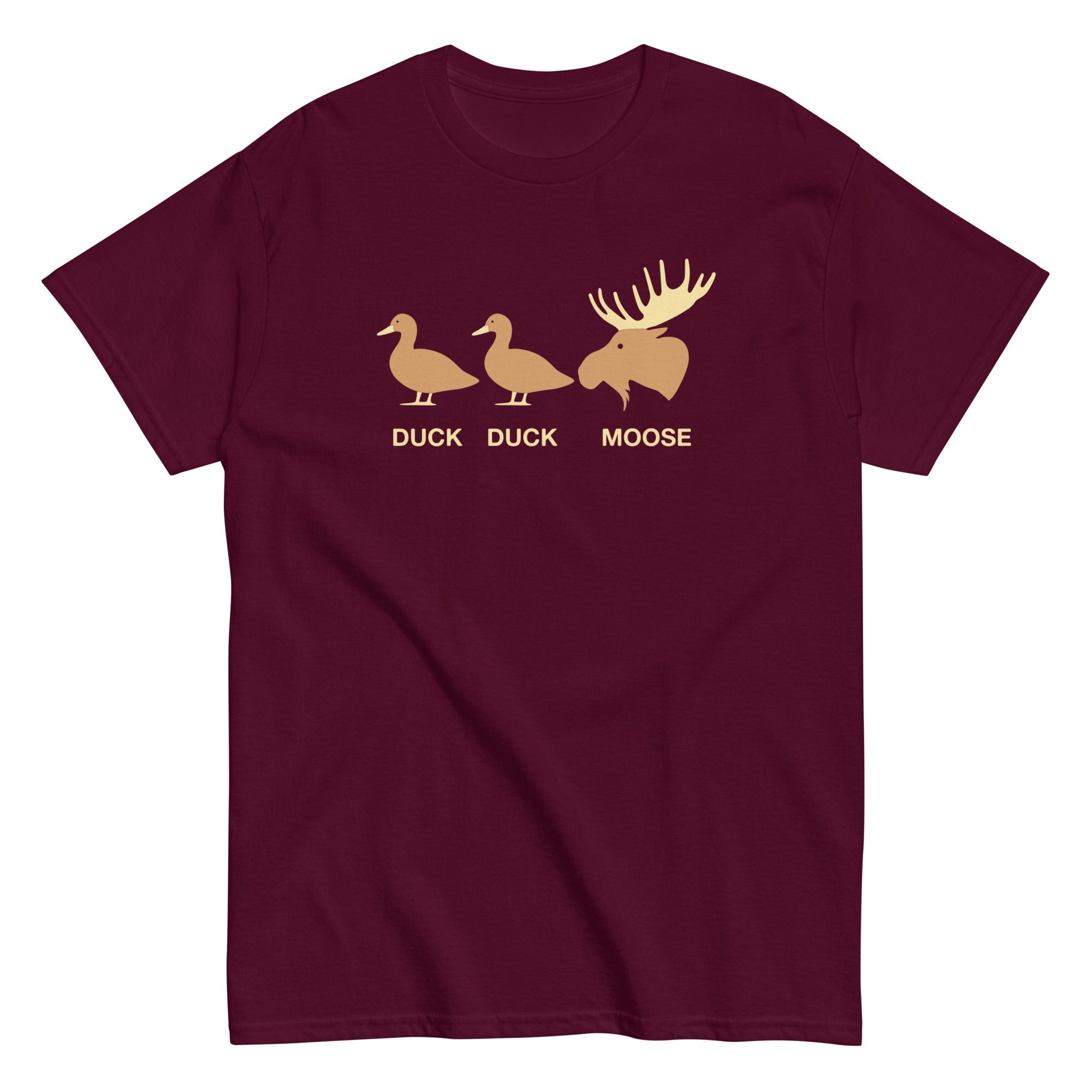 Duck Duck Moose Men's Classic Tee Hoodie, Sweatshirt | CoreVibeTees.com (Image 2)