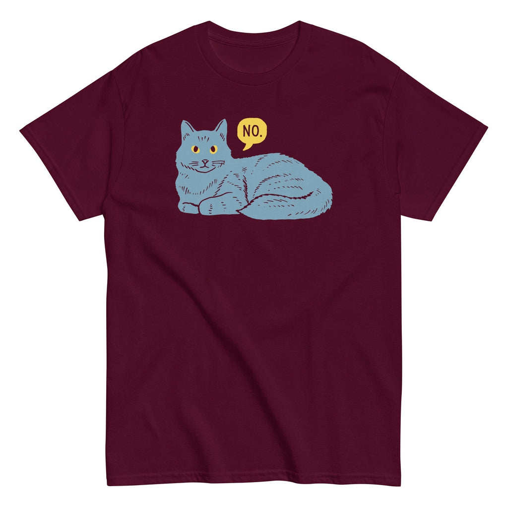 No Cat Men's Classic Tee Hoodie, Sweatshirt | CoreVibeTees.com (Image 3)