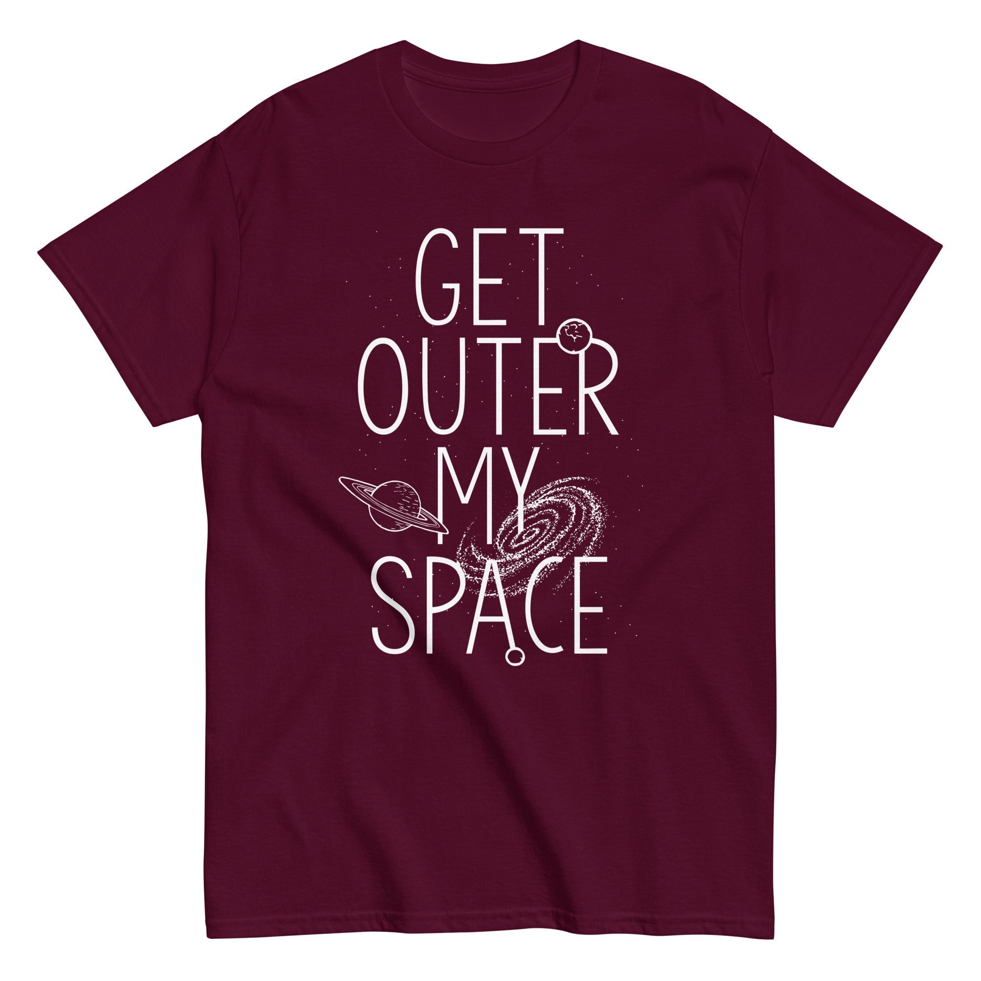 Get Outer My Space Men's Classic Tee Hoodie, Sweatshirt | CoreVibeTees.com (Image 2)