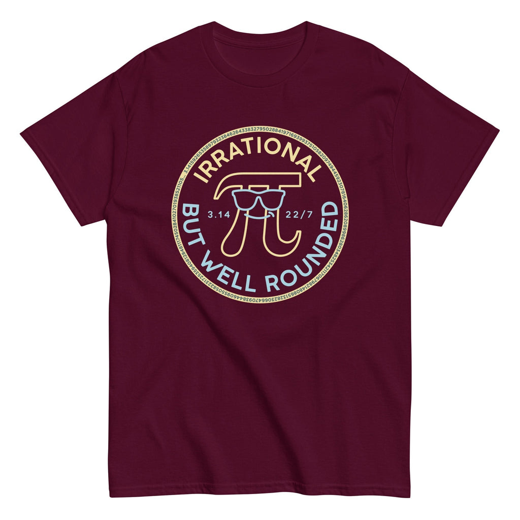 Irrational But Well Rounded Men's Classic Tee Hoodie, Sweatshirt | CoreVibeTees.com (Image 2)