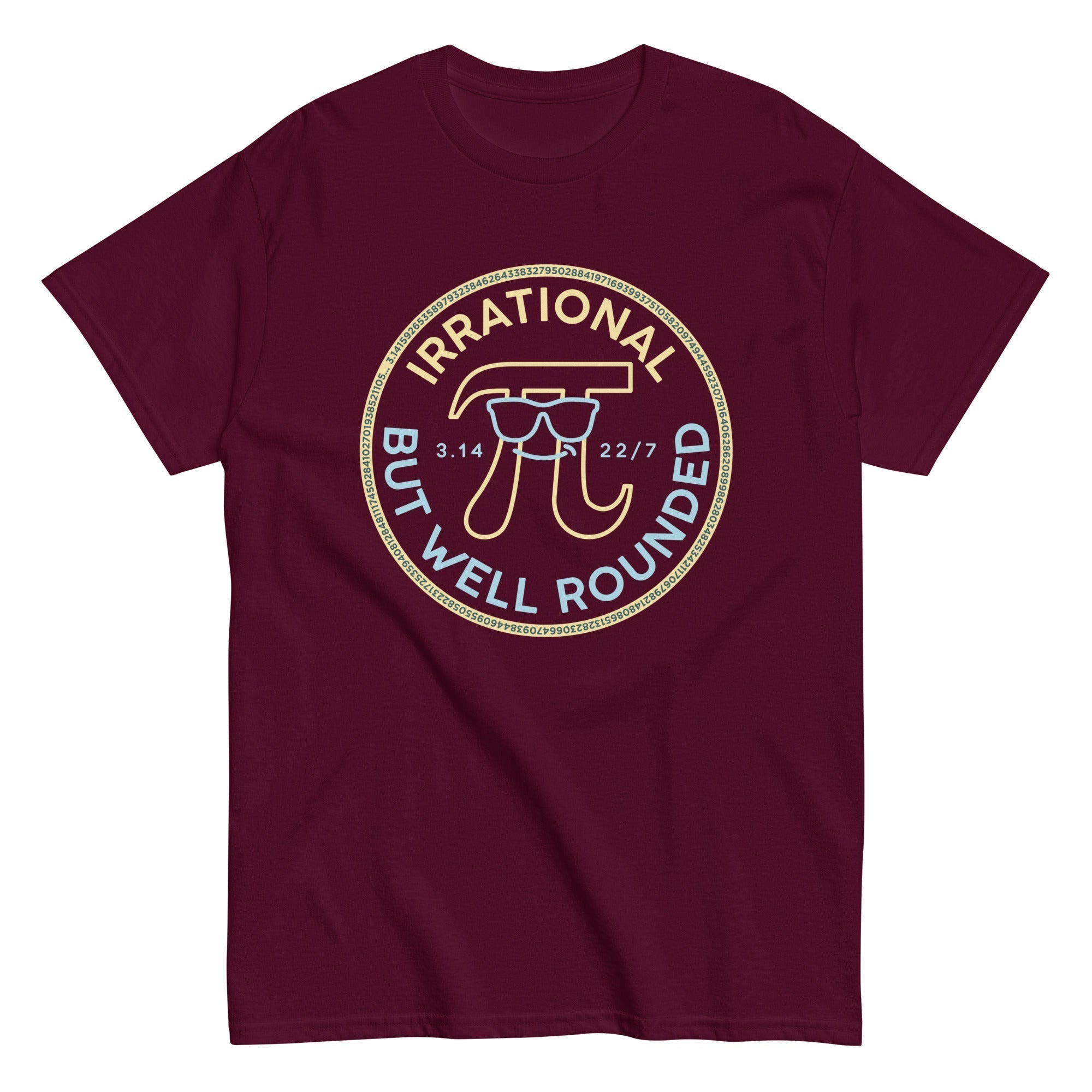 Irrational But Well Rounded Men's Classic Tee Hoodie, Sweatshirt | CoreVibeTees.com (Image 2)