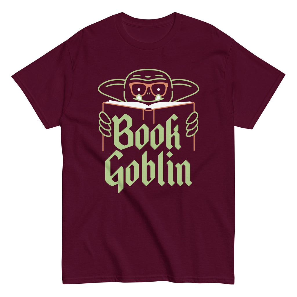 Book Goblin Men's Classic Tee Hoodie, Sweatshirt | CoreVibeTees.com (Image 2)