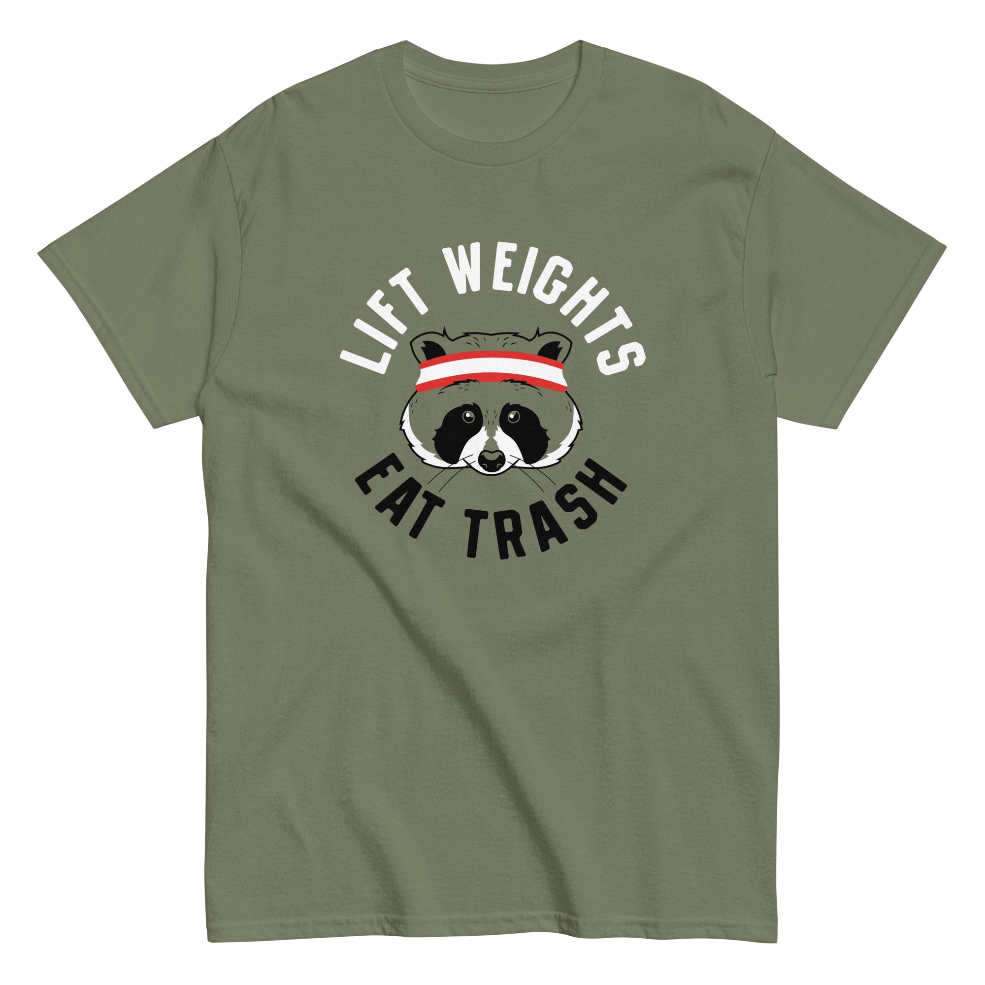 Lift Weights Eat Trash Men's Classic Tee Hoodie, Sweatshirt | CoreVibeTees.com (Image 3)