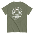 The Naughty List Men's Classic Tee Hoodie, Sweatshirt | CoreVibeTees.com (Image 1)
