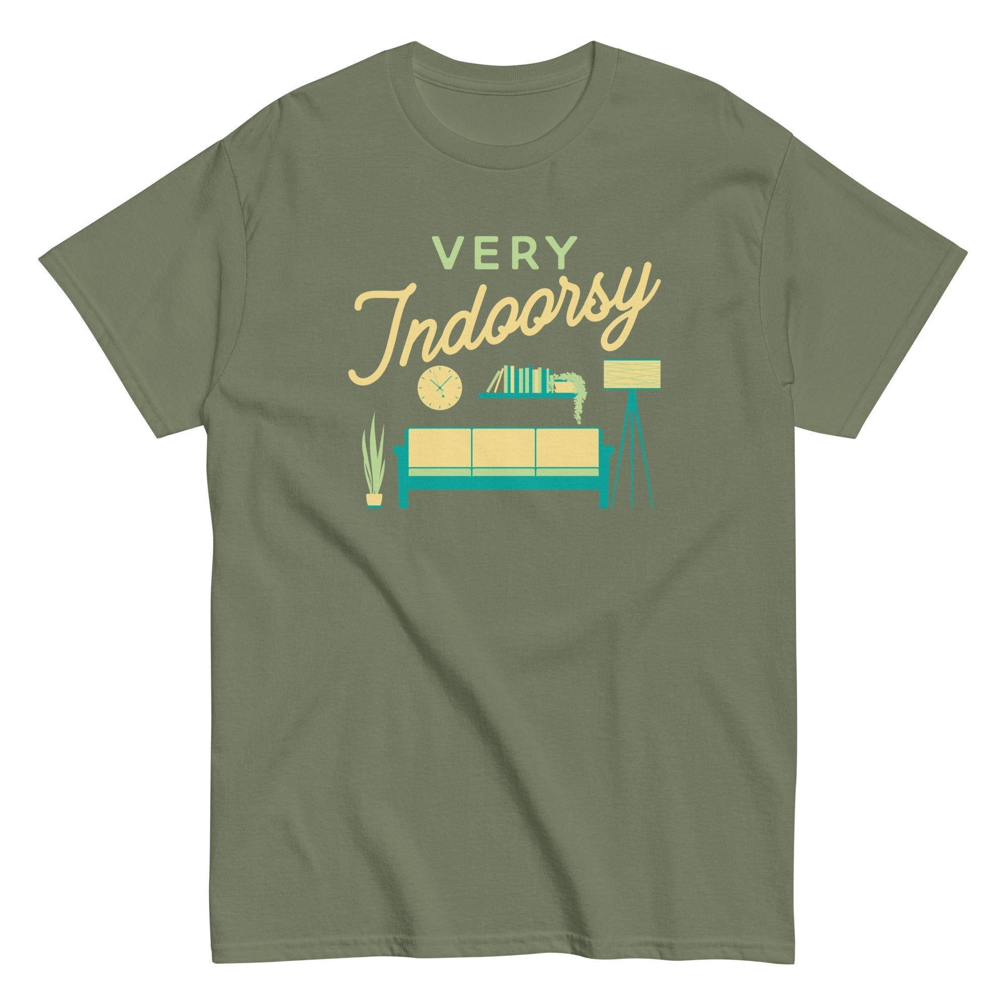 Very Indoorsy Men's Classic Tee Hoodie, Sweatshirt | CoreVibeTees.com (Image 5)