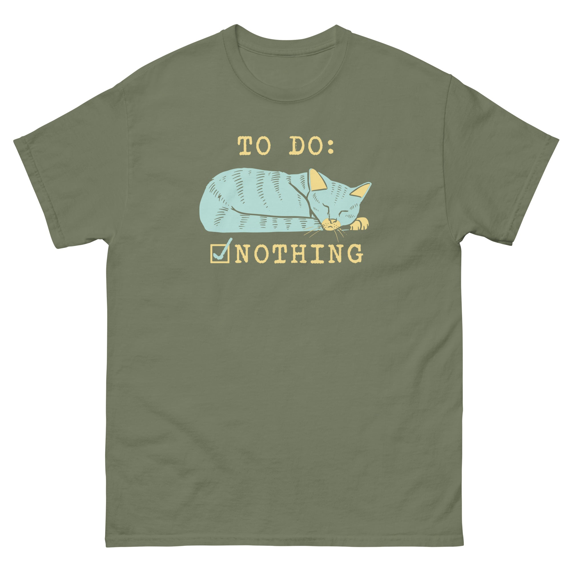 To Do: Nothing Men's Classic Tee Hoodie, Sweatshirt | CoreVibeTees.com (Image 5)