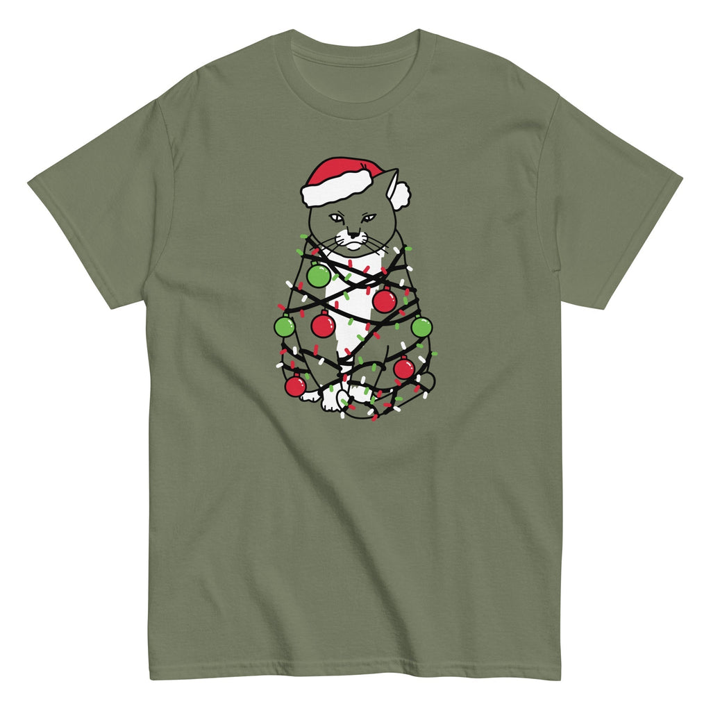 Meowy Christmas Men's Classic Tee Hoodie, Sweatshirt | CoreVibeTees.com (Image 4)