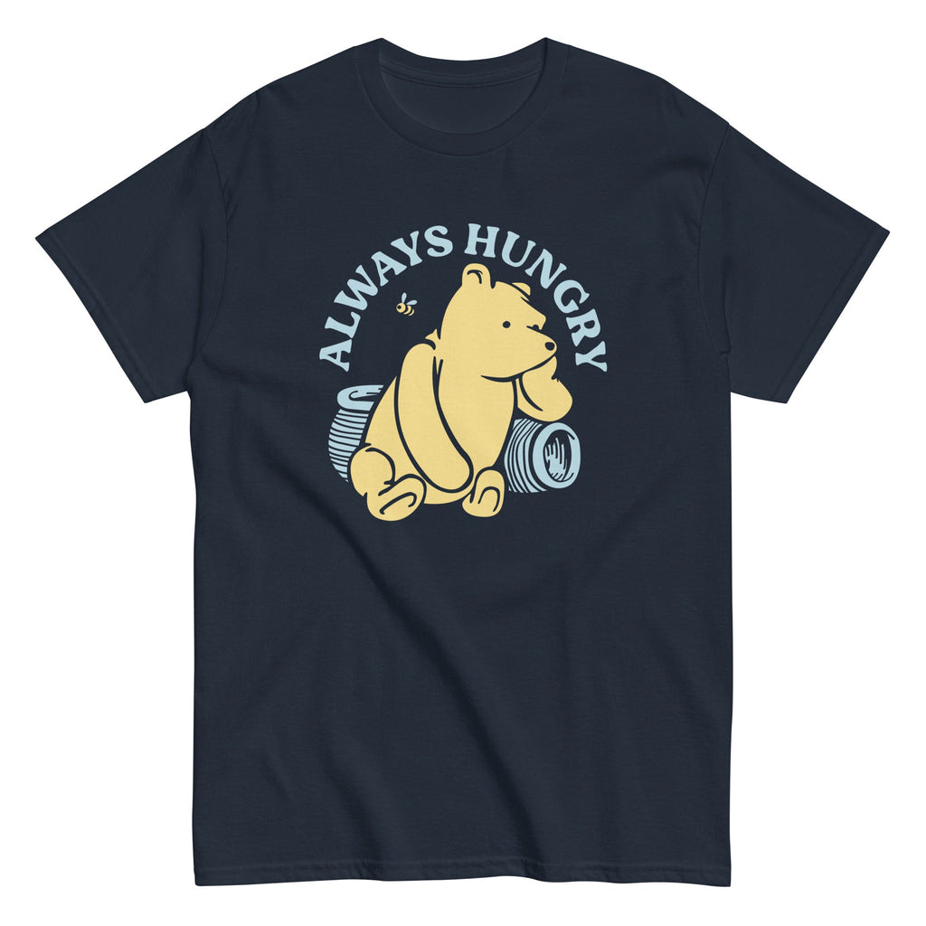 Always Hungry Men's Classic Tee Hoodie, Sweatshirt | CoreVibeTees.com (Image 3)