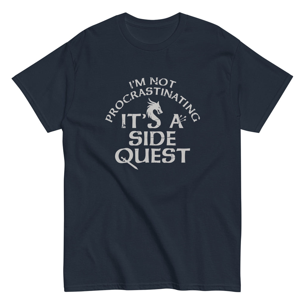 I'm Not Procrastinating, It's A Side Quest Men's Classic Tee Hoodie, Sweatshirt | CoreVibeTees.com (Image 2)