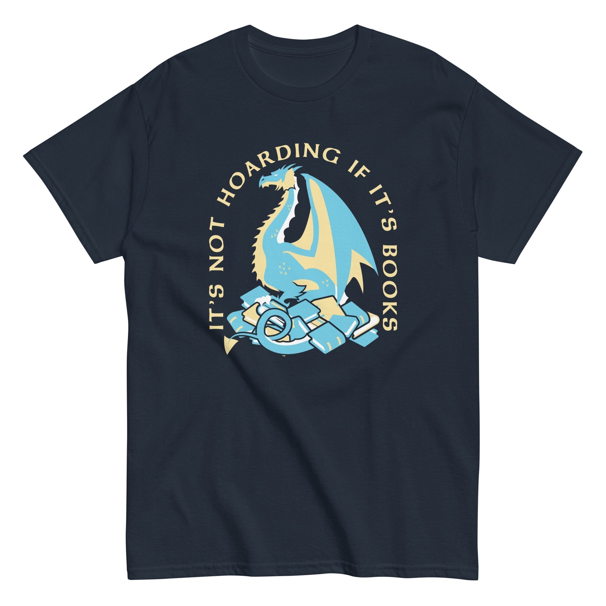 It's Not Hoarding If It's Books Men's Classic Tee Hoodie, Sweatshirt | CoreVibeTees.com (Image 3)